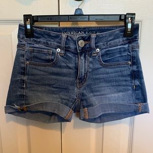 American eagle midi shorts